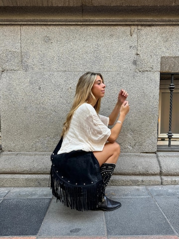Borsa a spalla 'D Boho Bag' di MAS1 in nero