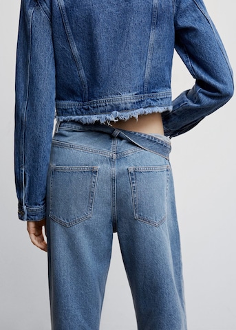 MANGO Wide Leg Jeans 'maya' in Blau