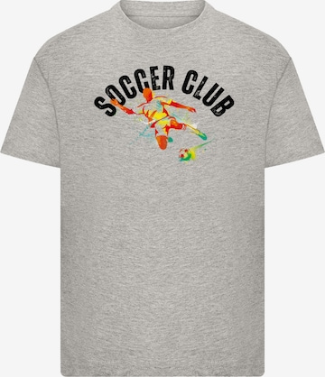 F4NT4STIC Shirt in Grey: front