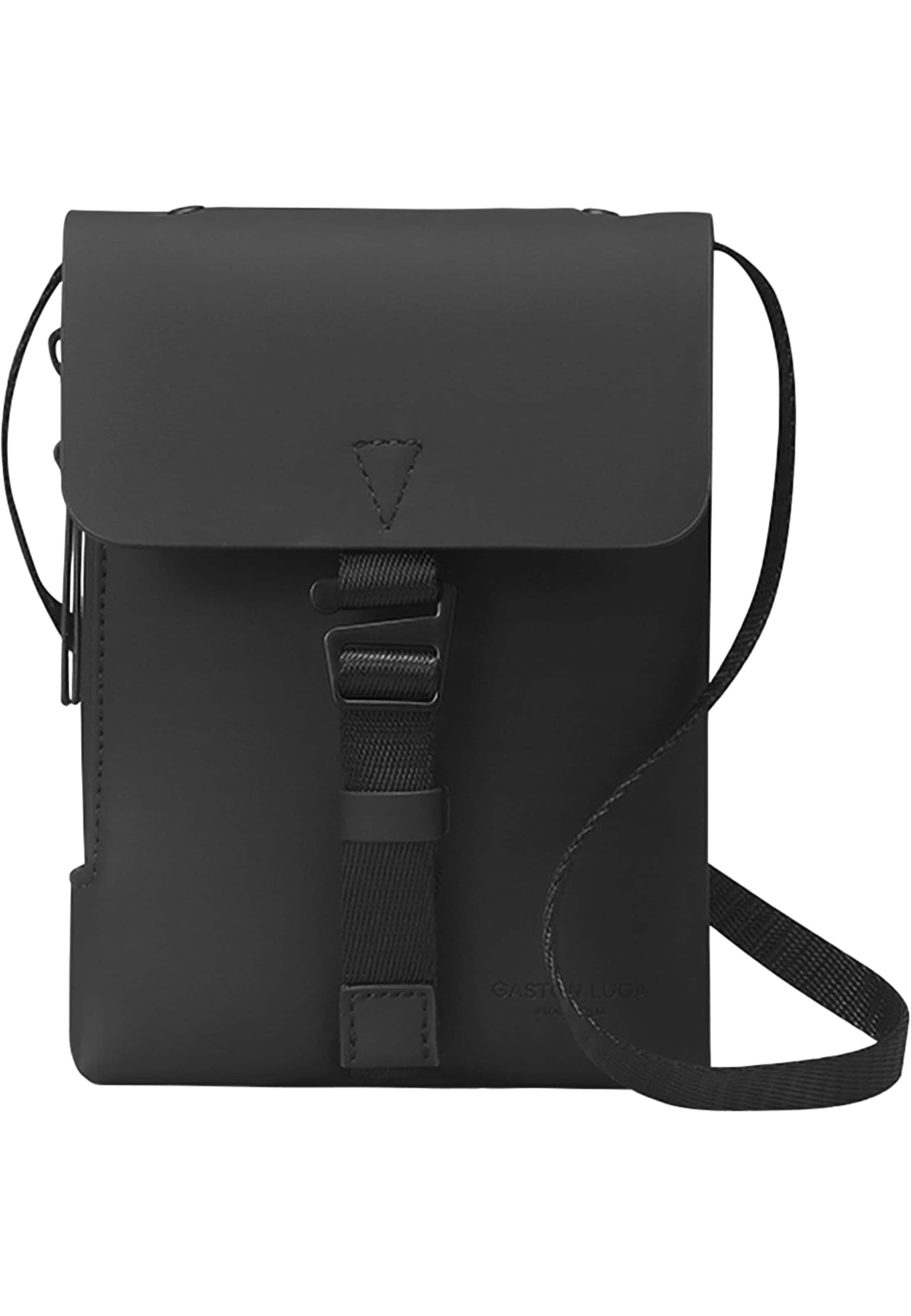 melns Gaston Luga Pleca soma 'Spläsh': no priekšpuses