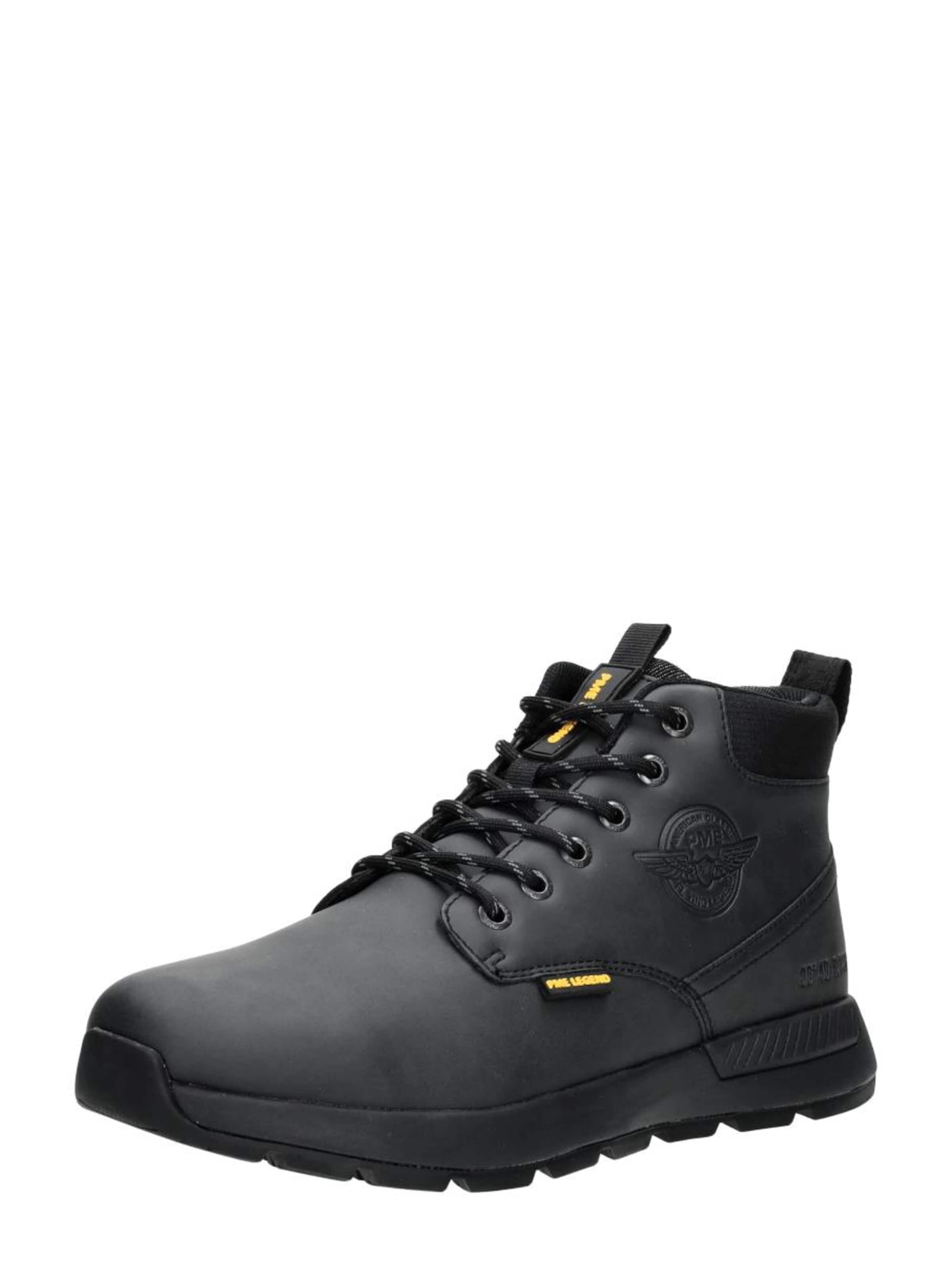 PME Legend Lace-up boot 'Ribber' in Black