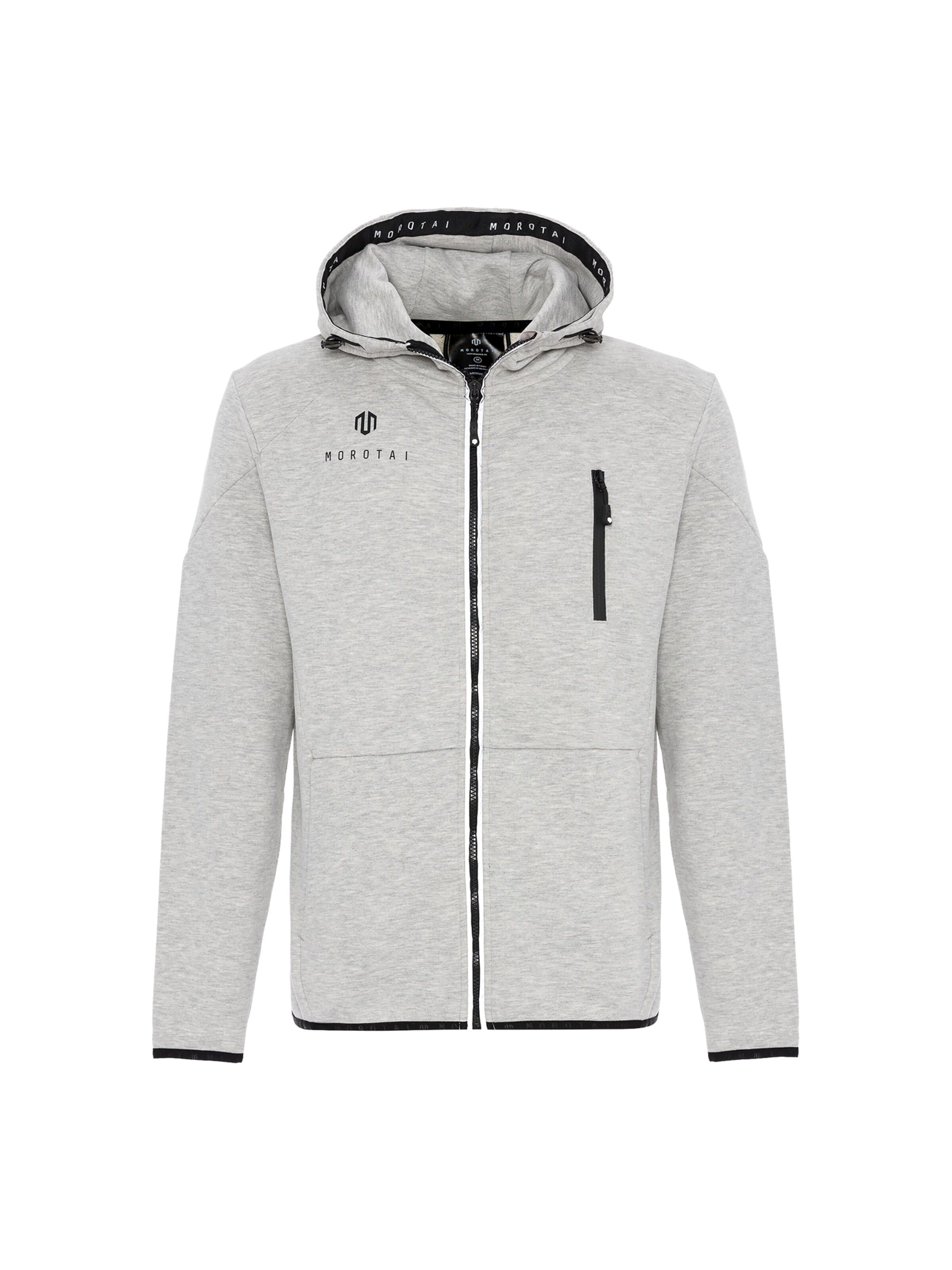 Veste de survêtement 'NEO' MOROTAI en gris : devant