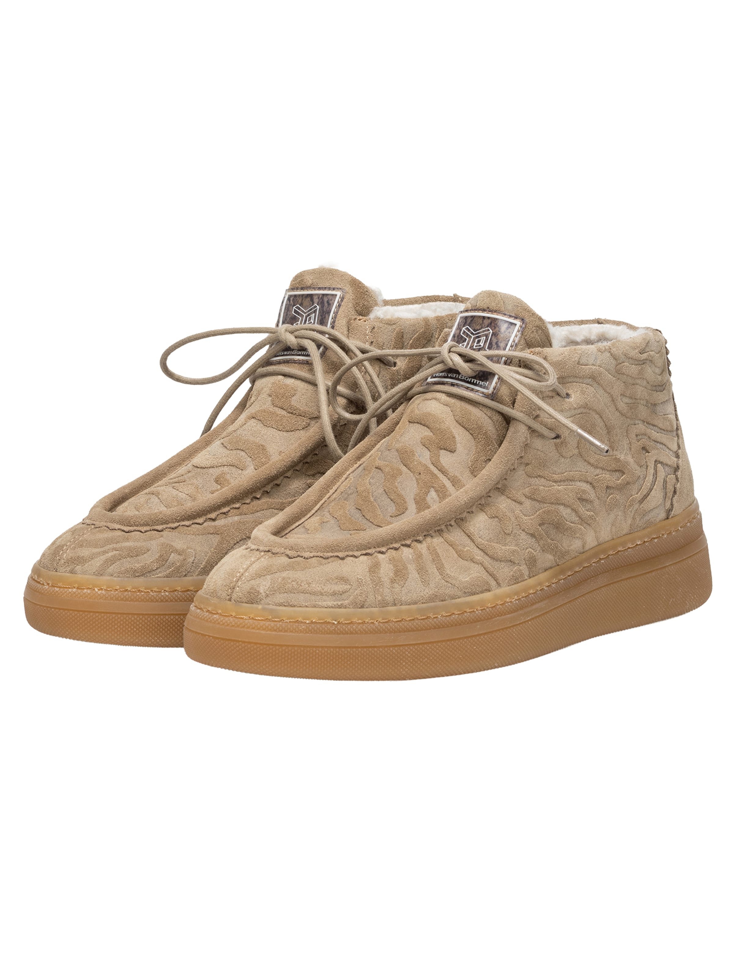 Floris van Bommel Veterlaarsjes 'Fygi 03' in Beige
