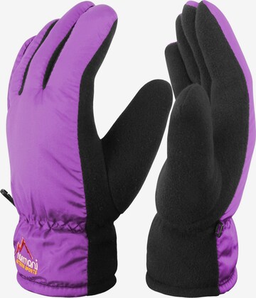 normani Full Finger Gloves ' Lupus ' in Grey