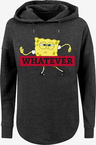 F4NT4STIC Sweatshirt 'Spongebob ' in Grijs: voorkant