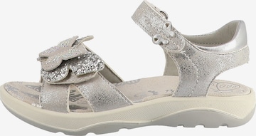 LURCHI - Sandalias 'Farfalla' en plata: frente
