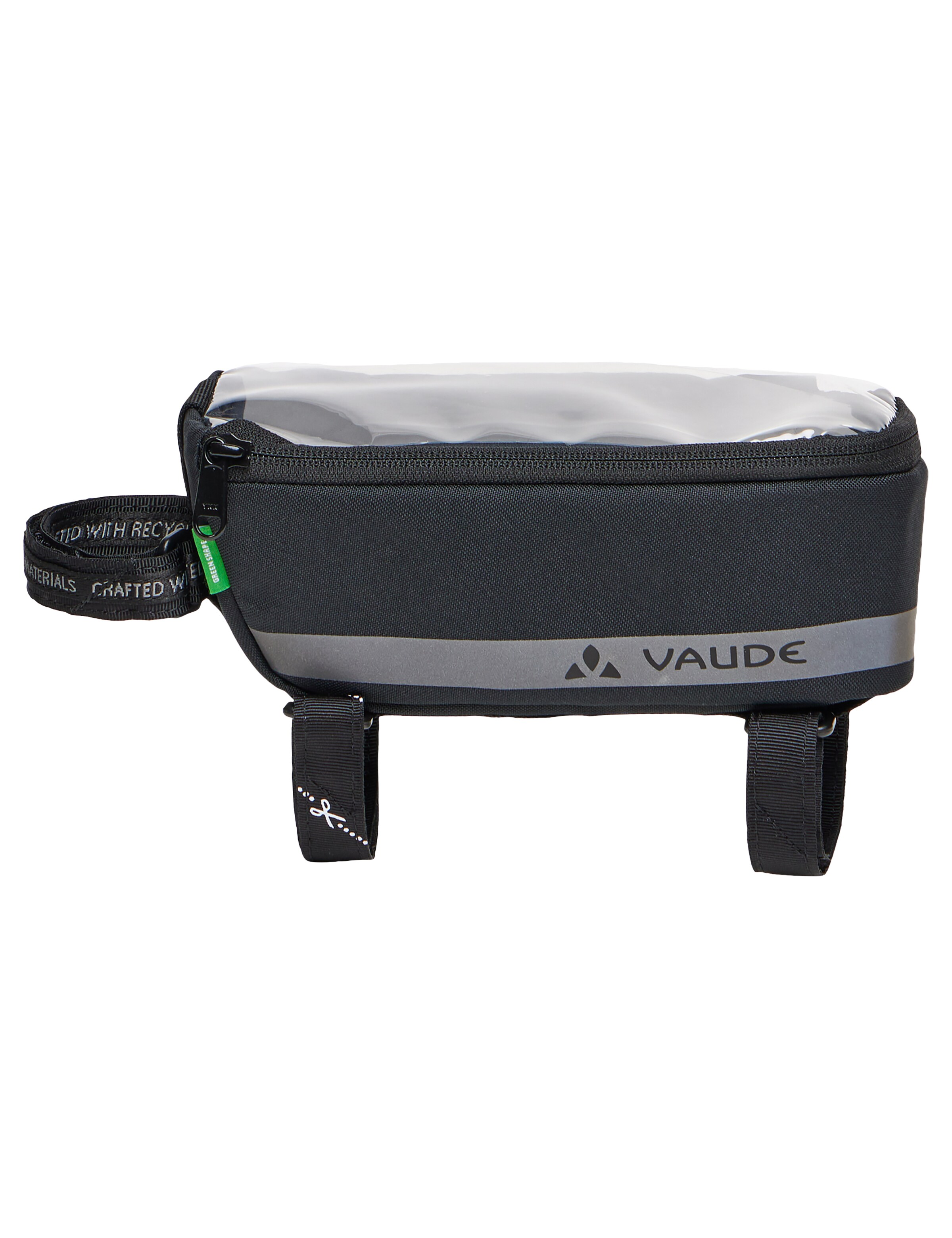 VAUDE Outdoor equipment ' Top Tube Phone Bag ' in Zwart: voorkant