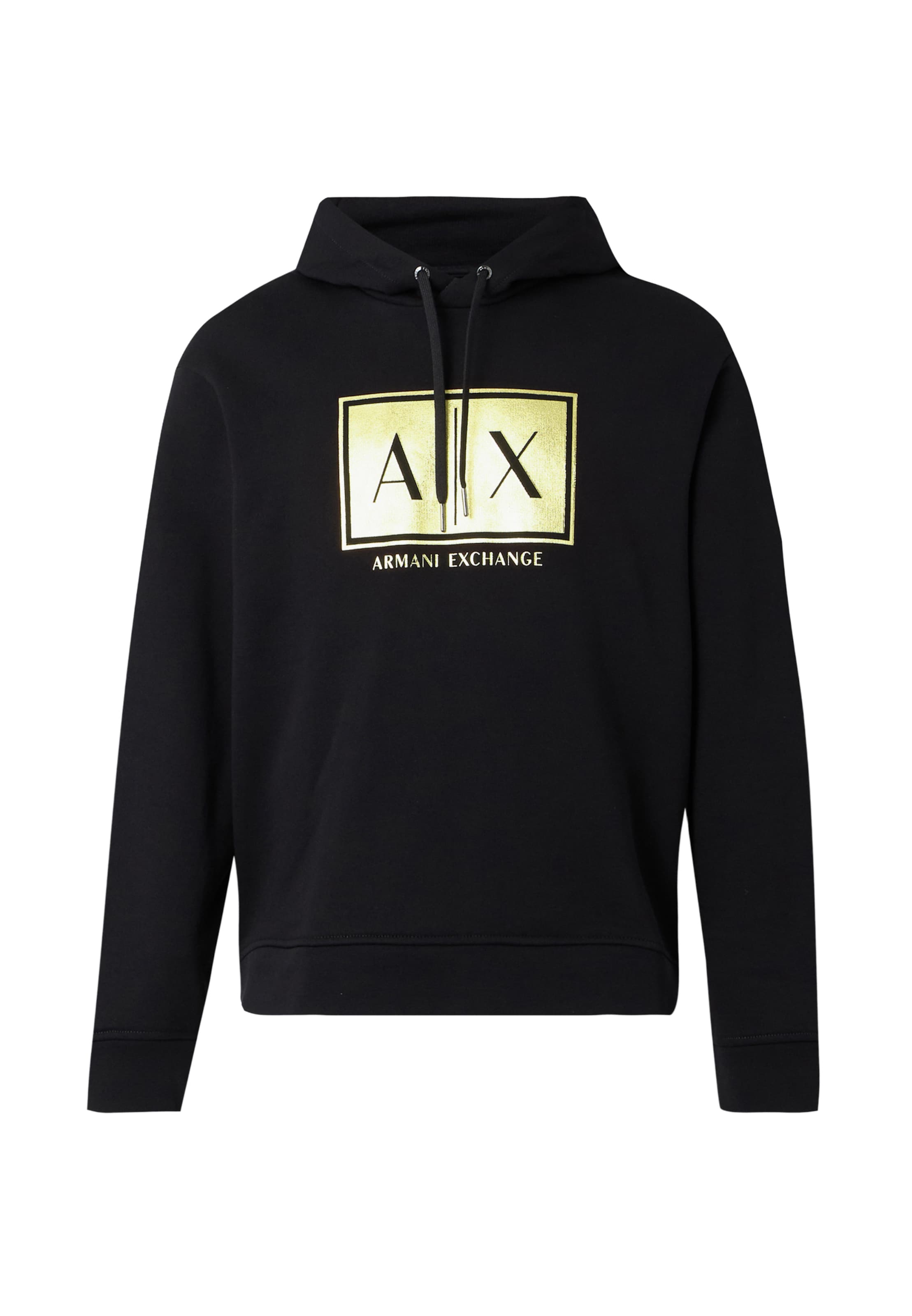 Felpa di ARMANI EXCHANGE in nero: frontale