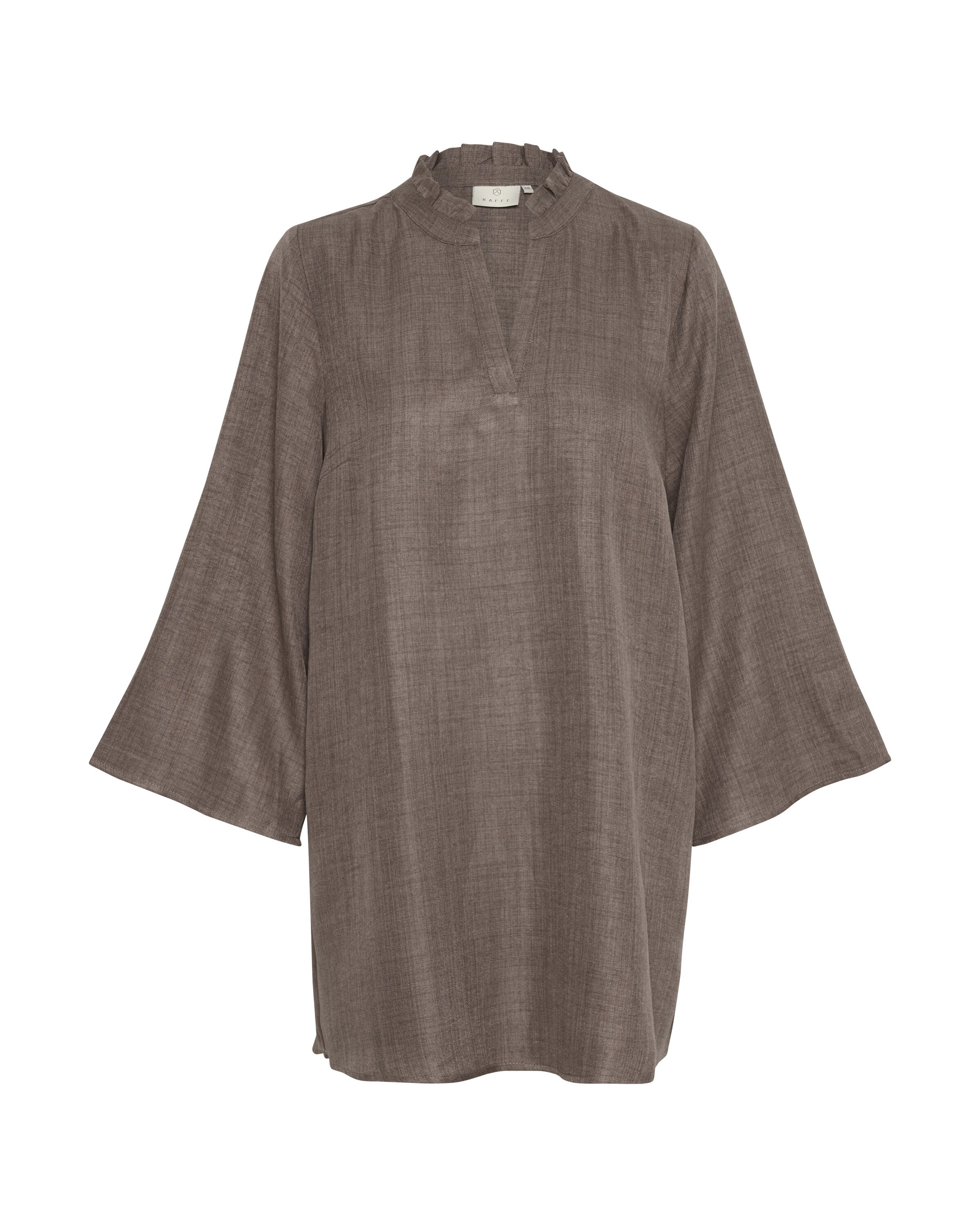 Kaffe Tunic 'KAEllen' in Brown: front
