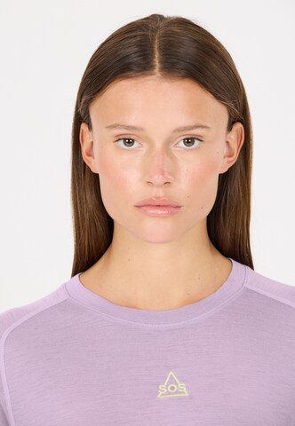SOS Performance shirt in Purple