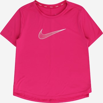 Tricou funcțional de la NIKE pe roz: față