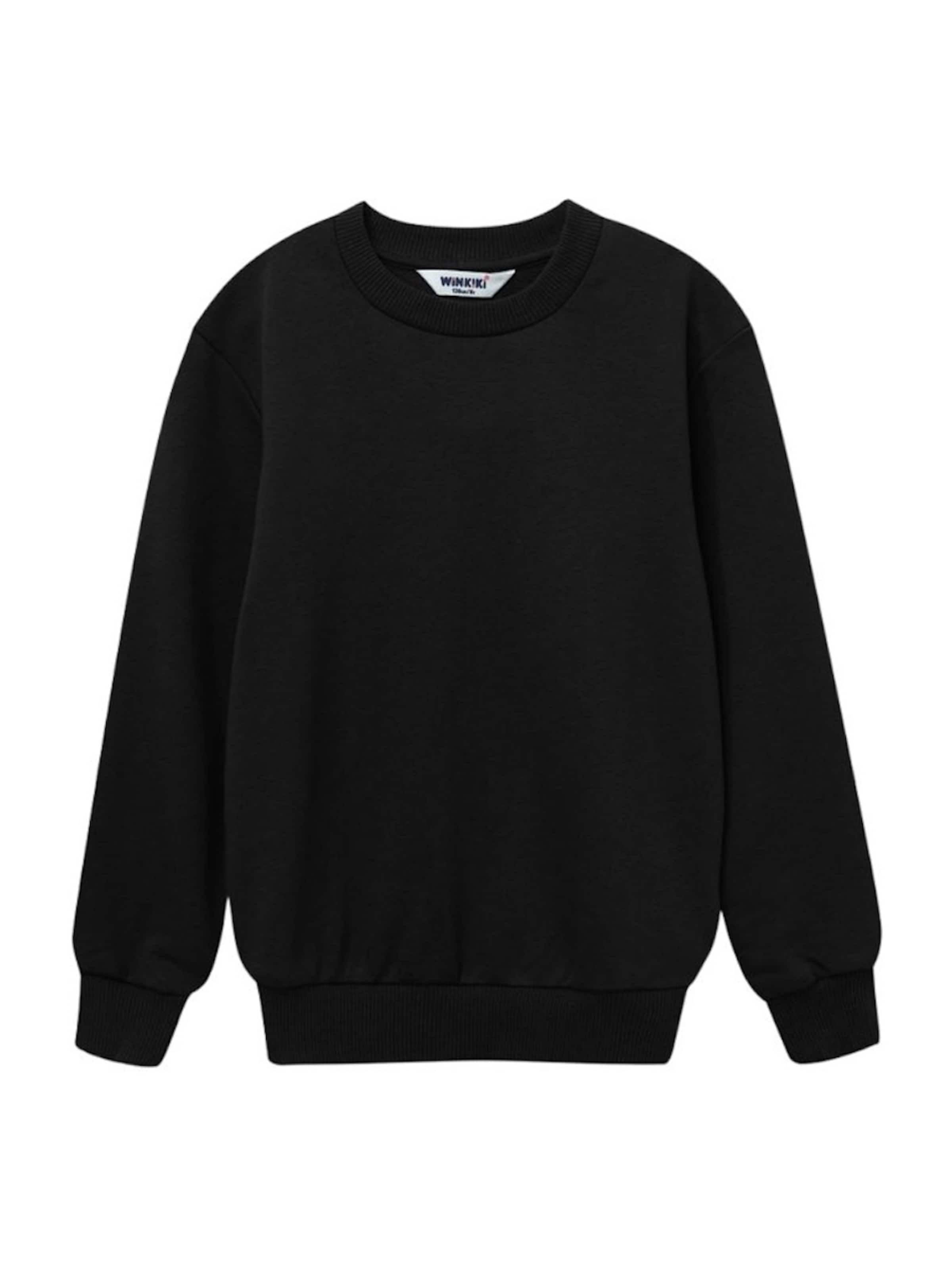 WINKIKI Sweatshirt in Black: front