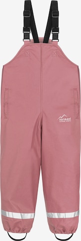 Regular Pantalon fonctionnel 'Skjolden' normani en rose : devant