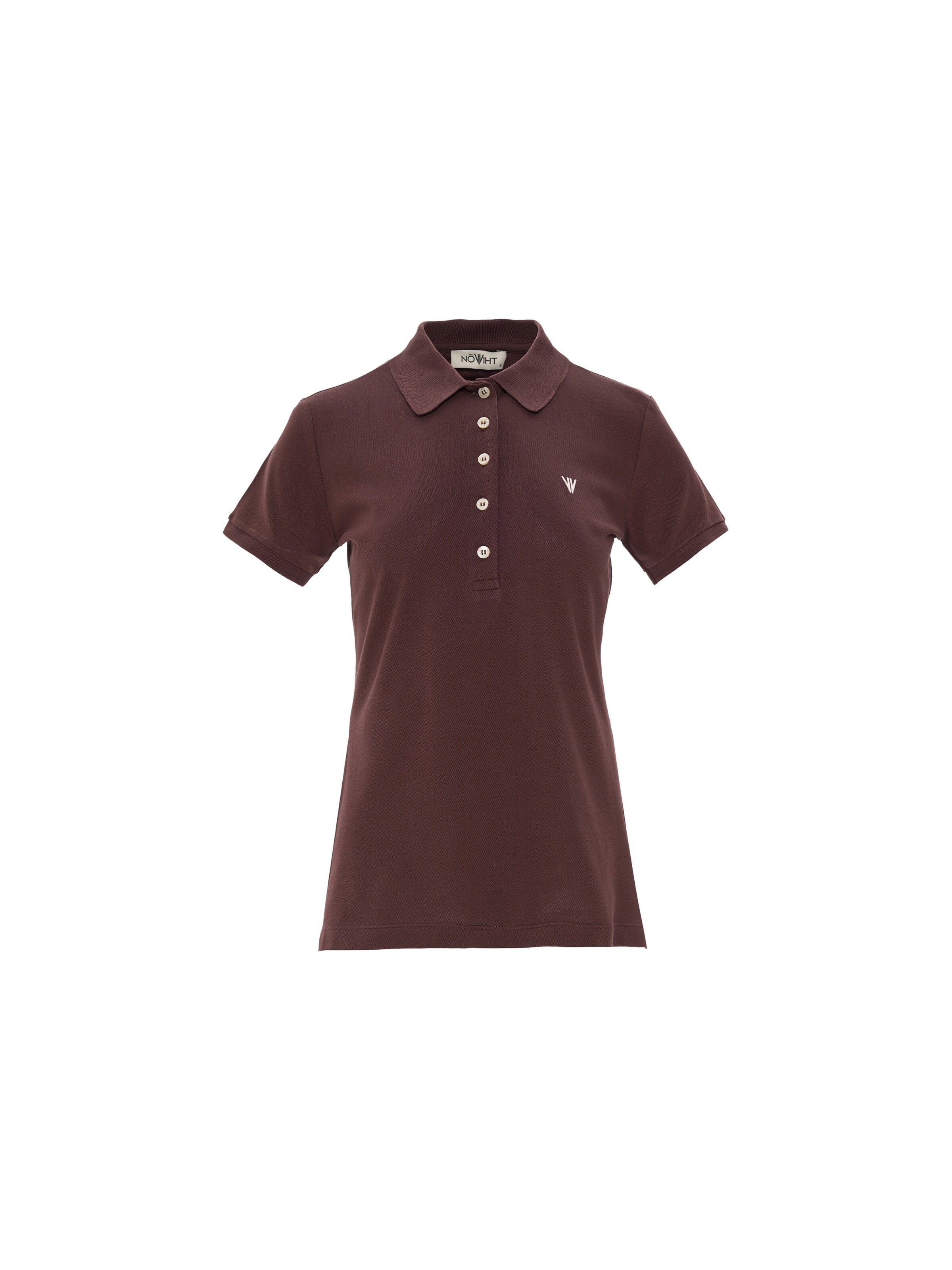 T-shirt 'Beatrice' NOWIHT en marron : devant