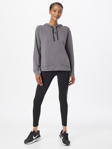 UNDER ARMOUR Sports sweatshirt 'Rival' in Grey