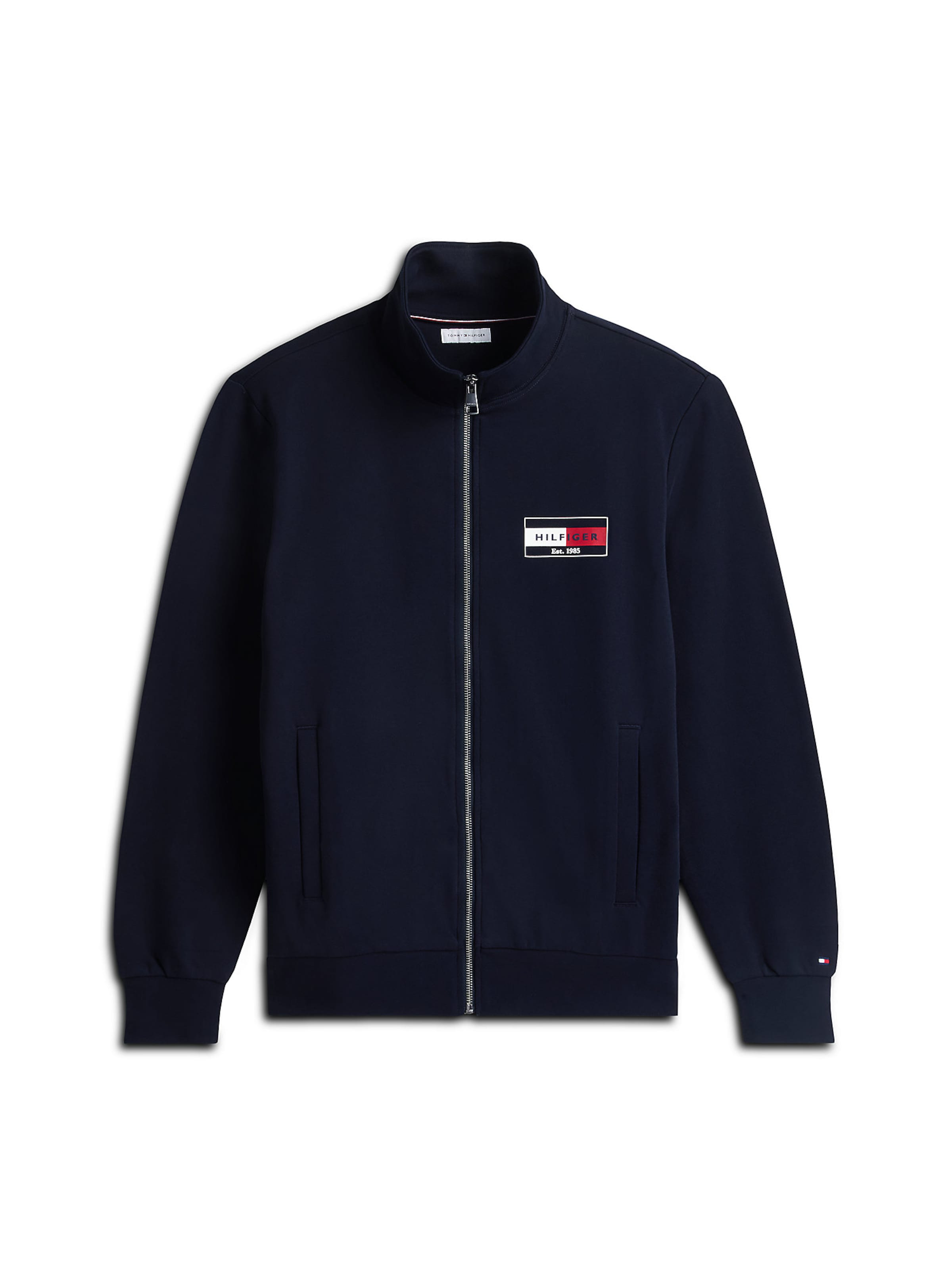 Veste de survêtement 'Brand Love' TOMMY HILFIGER en bleu : devant