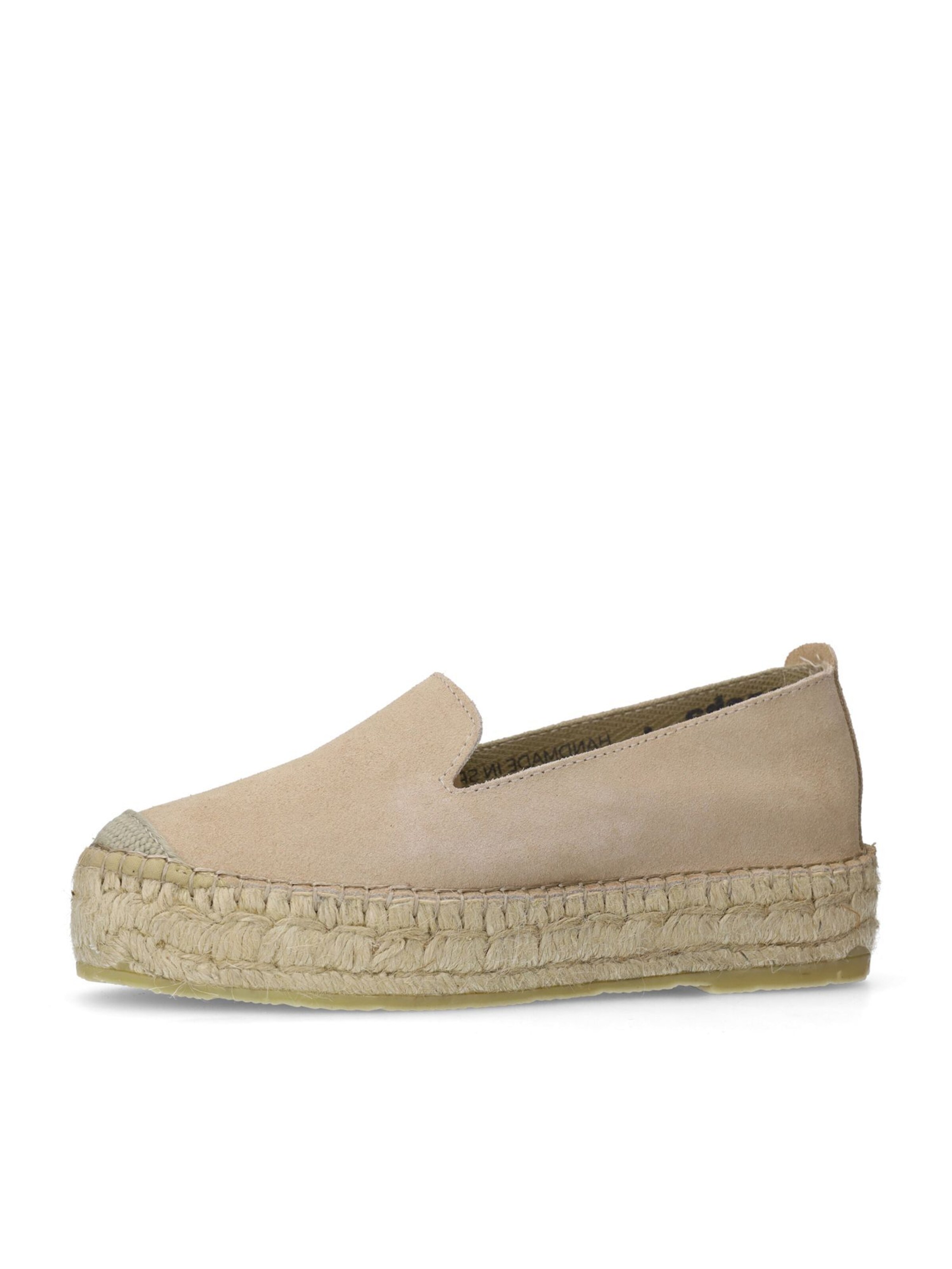 SACHA Espadrilles in Beige: voorkant