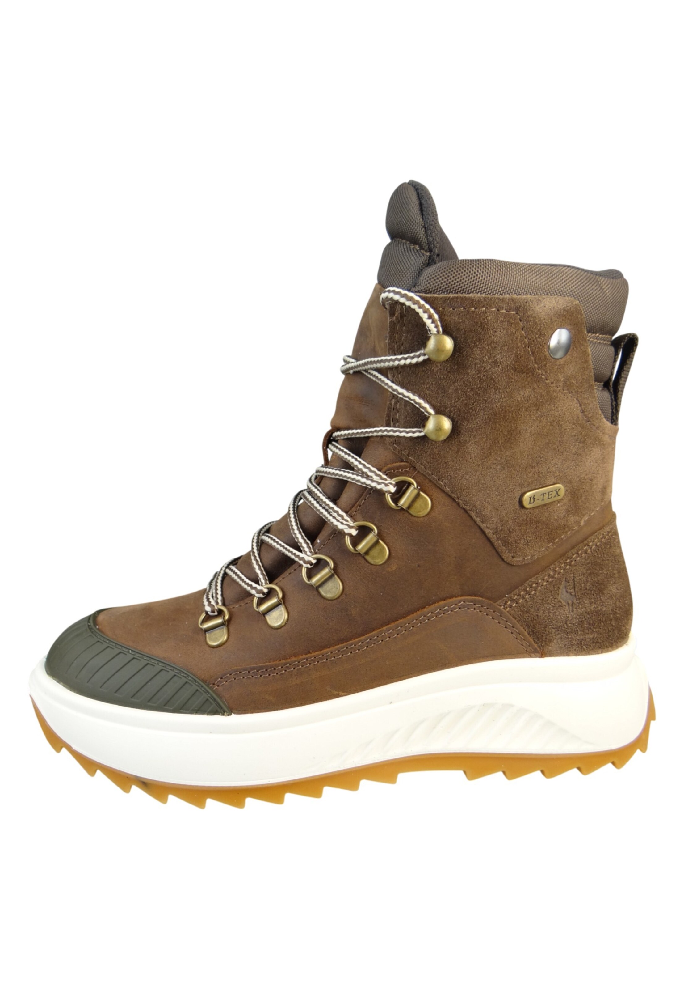 Lackner - Bota com atacadores em castanho