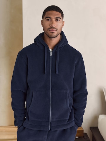 Next Sweat jacket in Blue: front