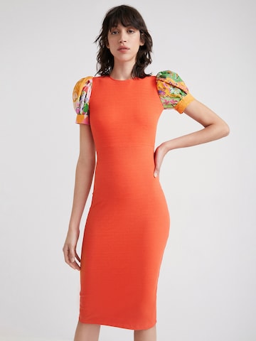 Desigual Šaty 'Globo' – oranžová: přední strana