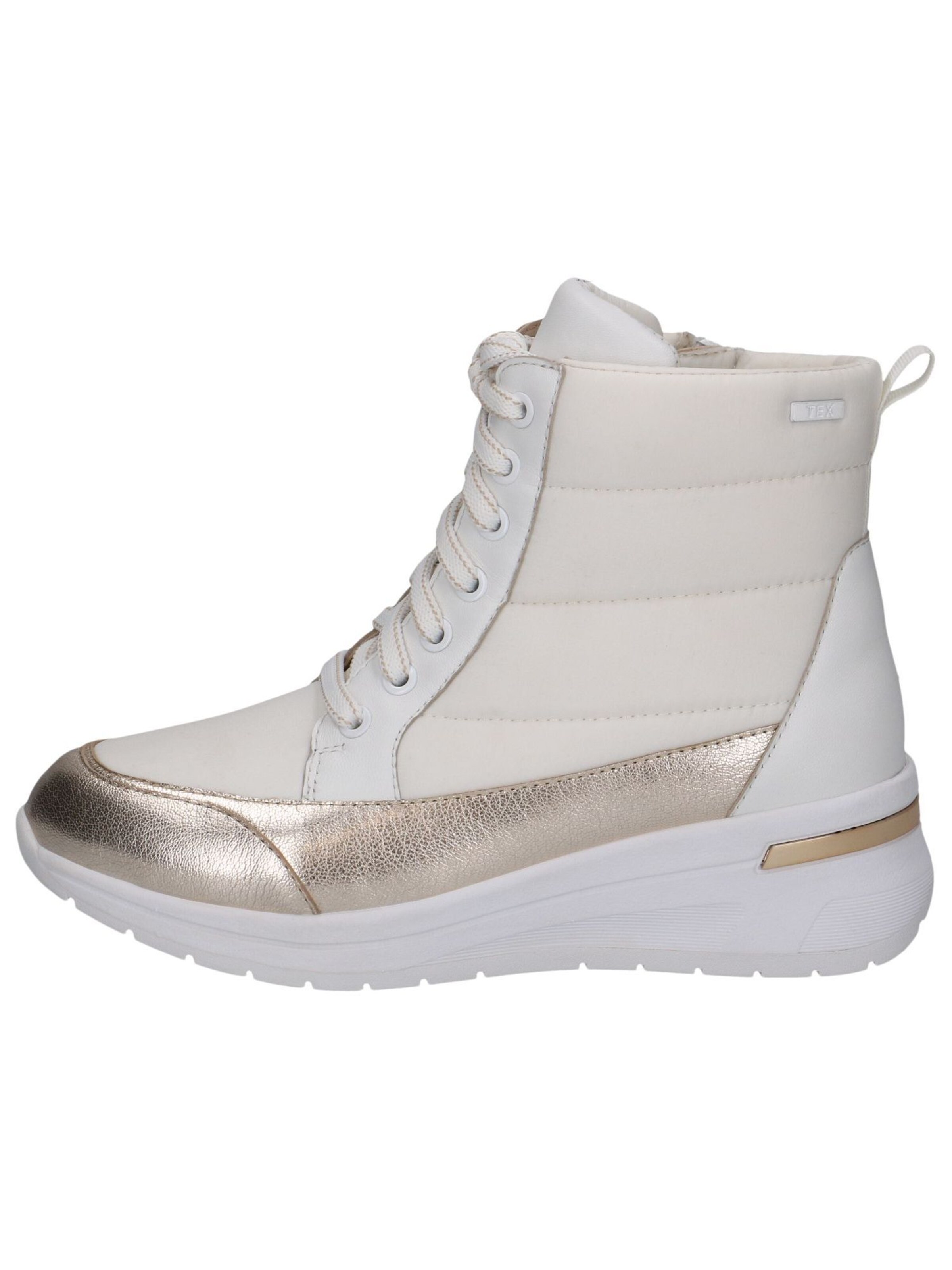 CAPRICE Schnürstiefelette in Weiß