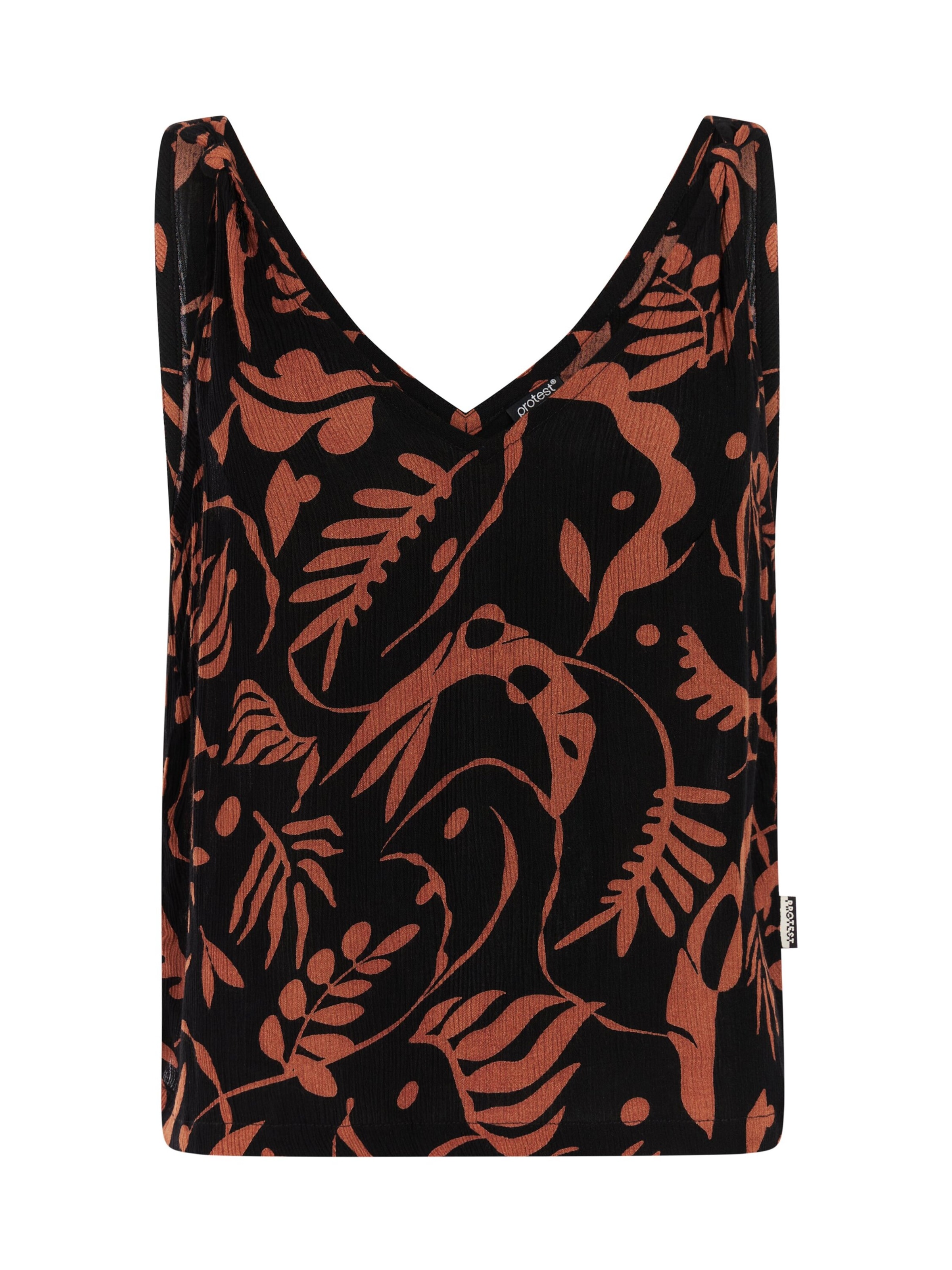 PROTEST Top 'PRTCrazy' in Braun: Vorderseite