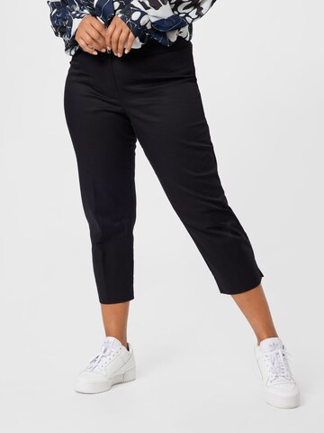 Persona by Marina Rinaldi - Slimfit Pantalón 'RODI' en negro: frente