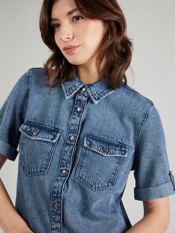 VERO MODA Shirt Dress 'Jennie' in Blue