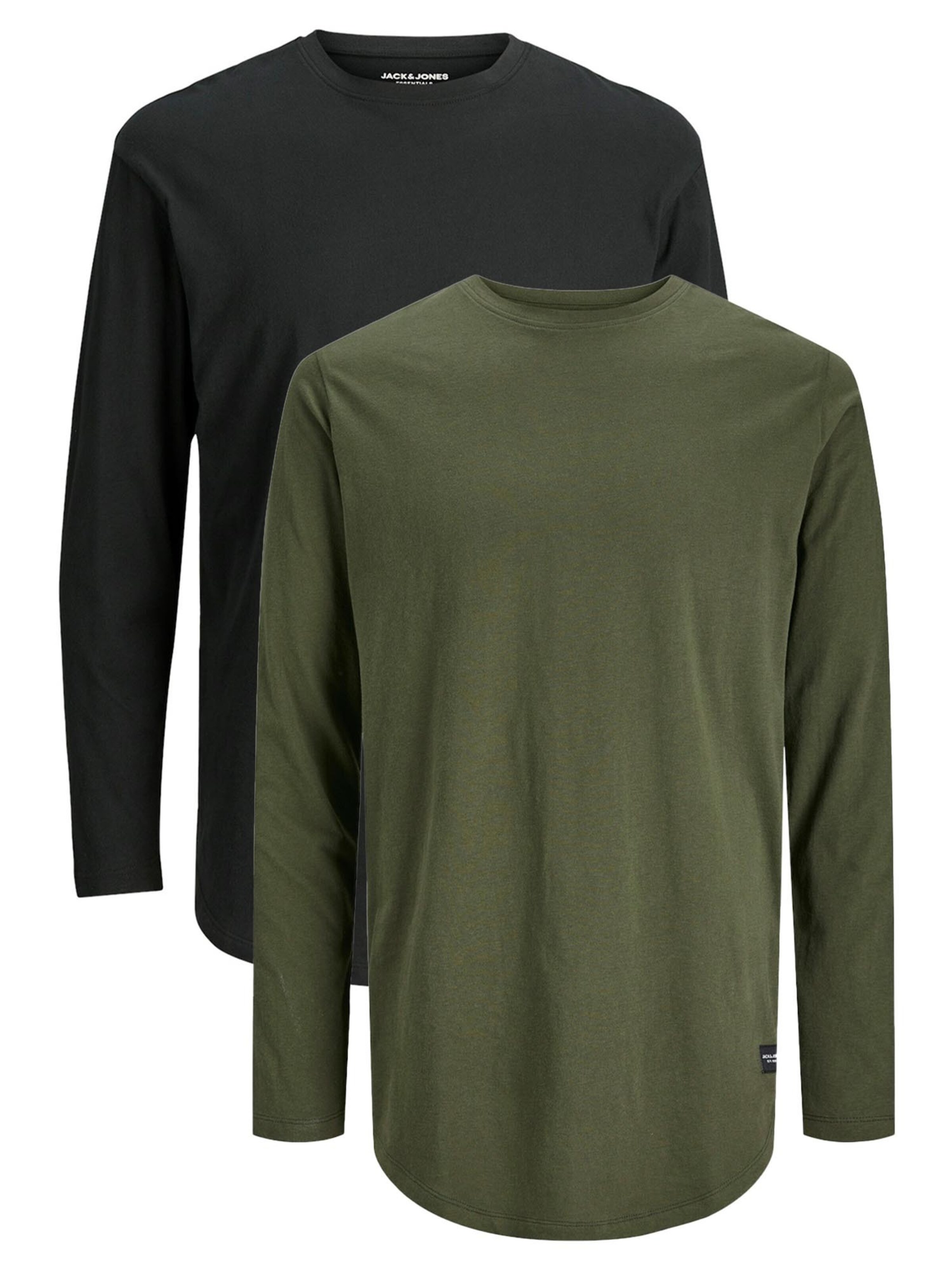 JACK & JONES Shirt 'Jjenoa' in Green: front