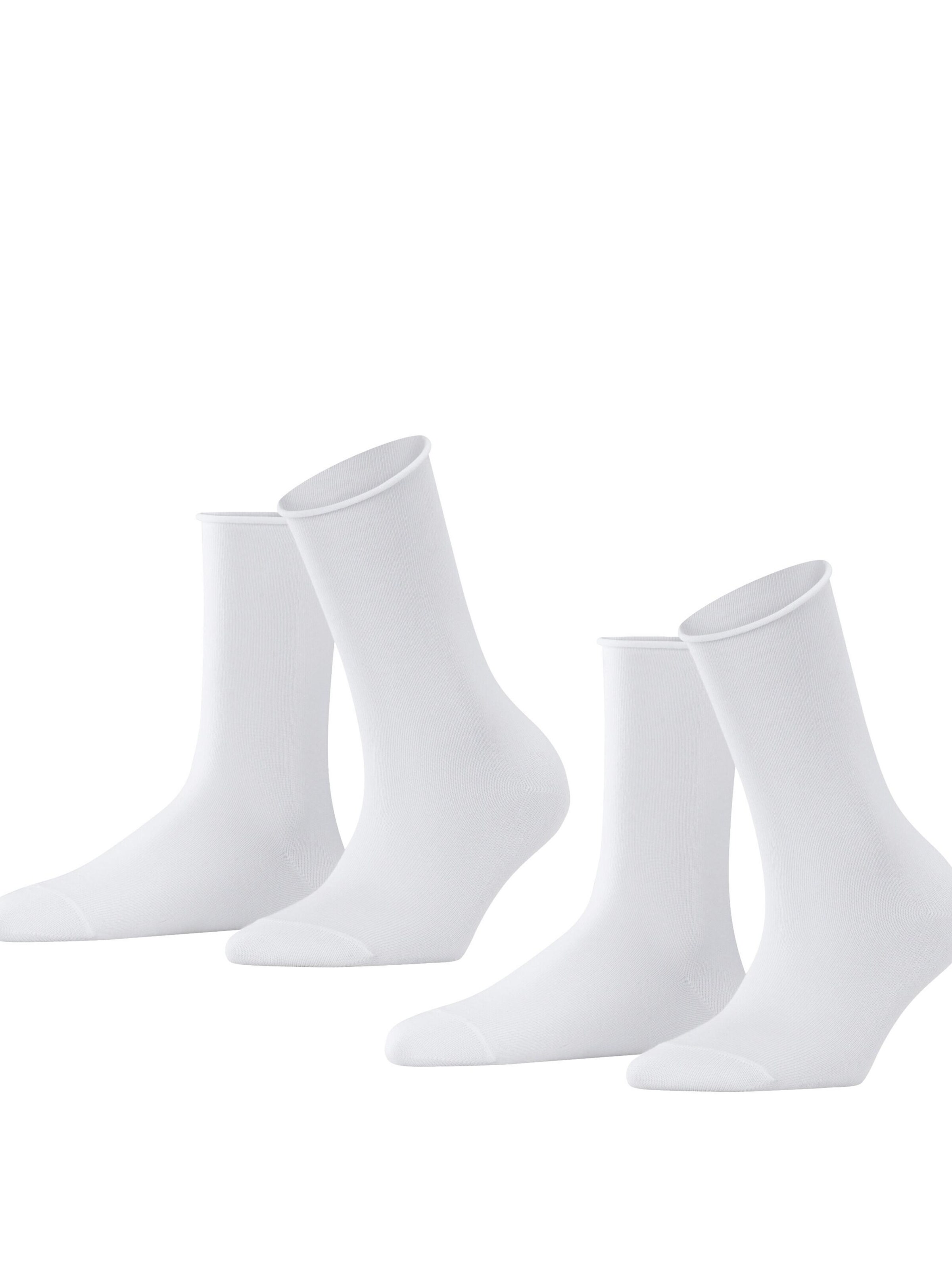 FALKE Socken 'Happy 2-Pack'‌‌‌‌‌‌‌‌ in Weiß: Vorderseite