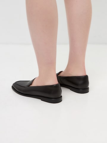 CESARE GASPARI Slipper in Schwarz