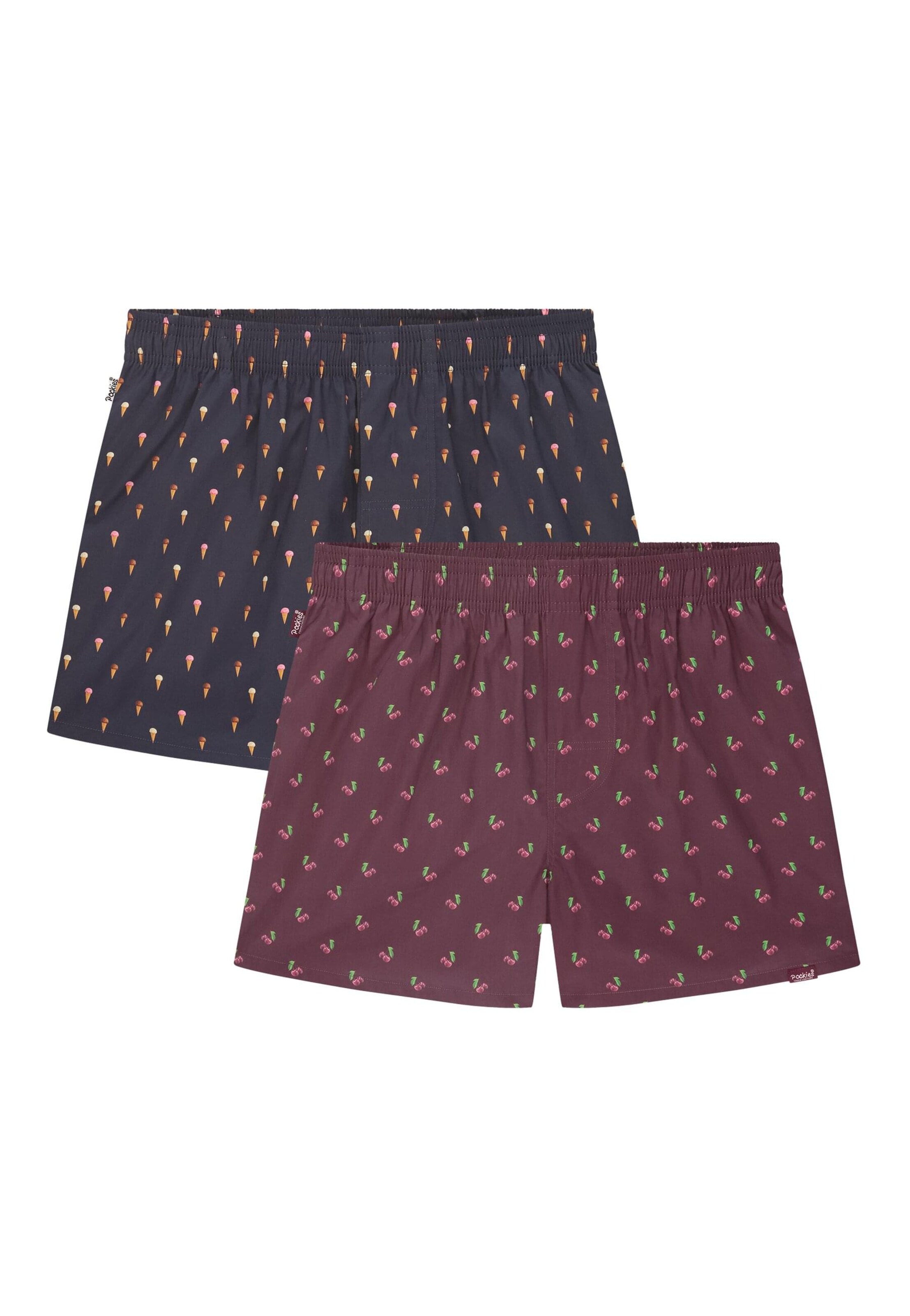 Pockies Boxerky – fialová: přední strana