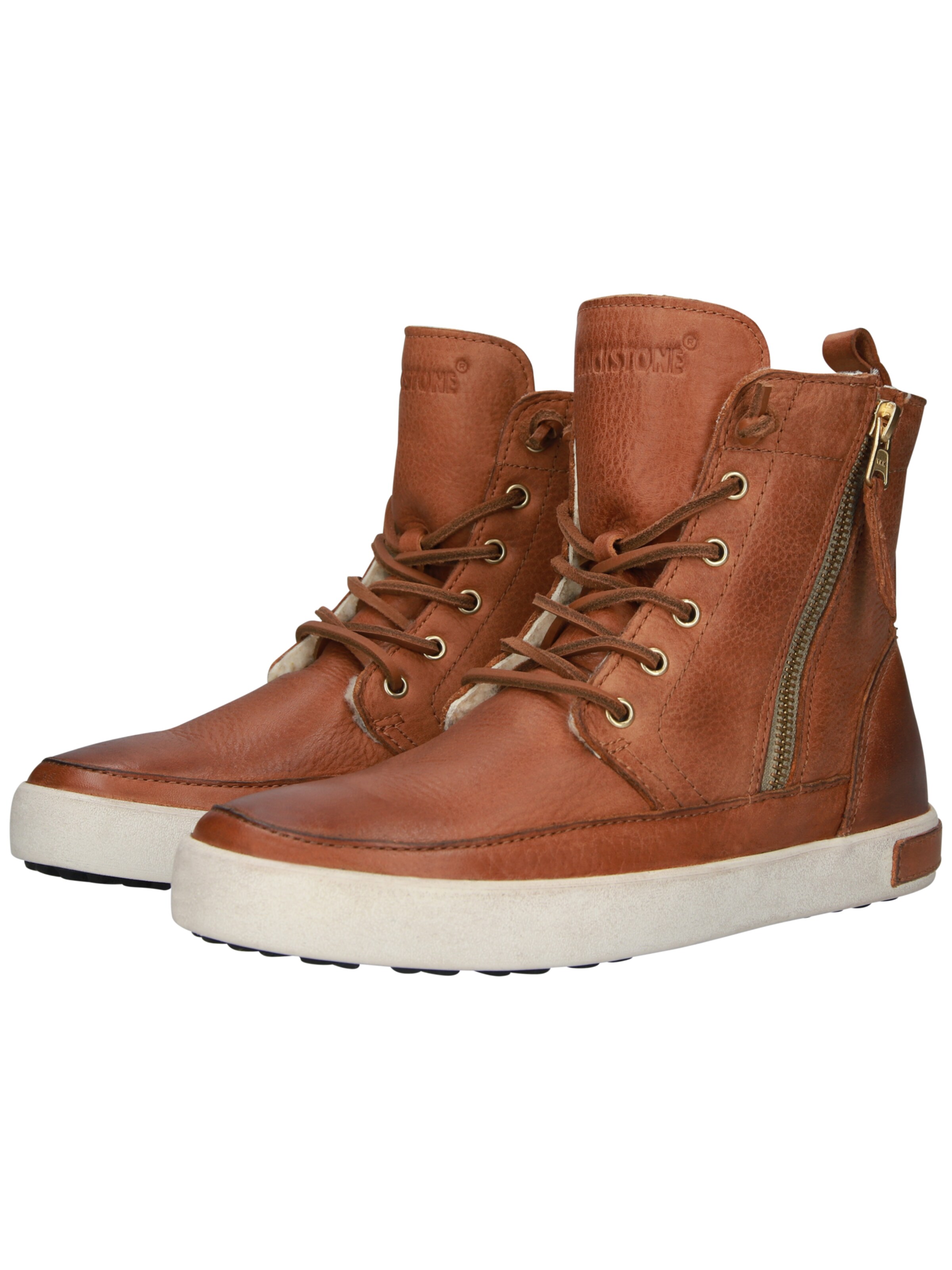 BLACKSTONE High-Top Sneakers in Brown