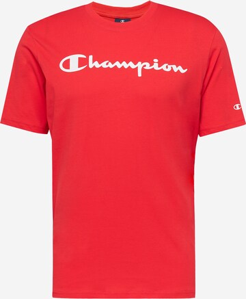 Champion Authentic Athletic Apparel - Camisa em vermelho: frente