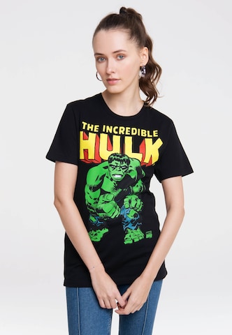 LOGOSHIRT Shirt 'Marvel Comics' in Gemengde kleuren: voorkant