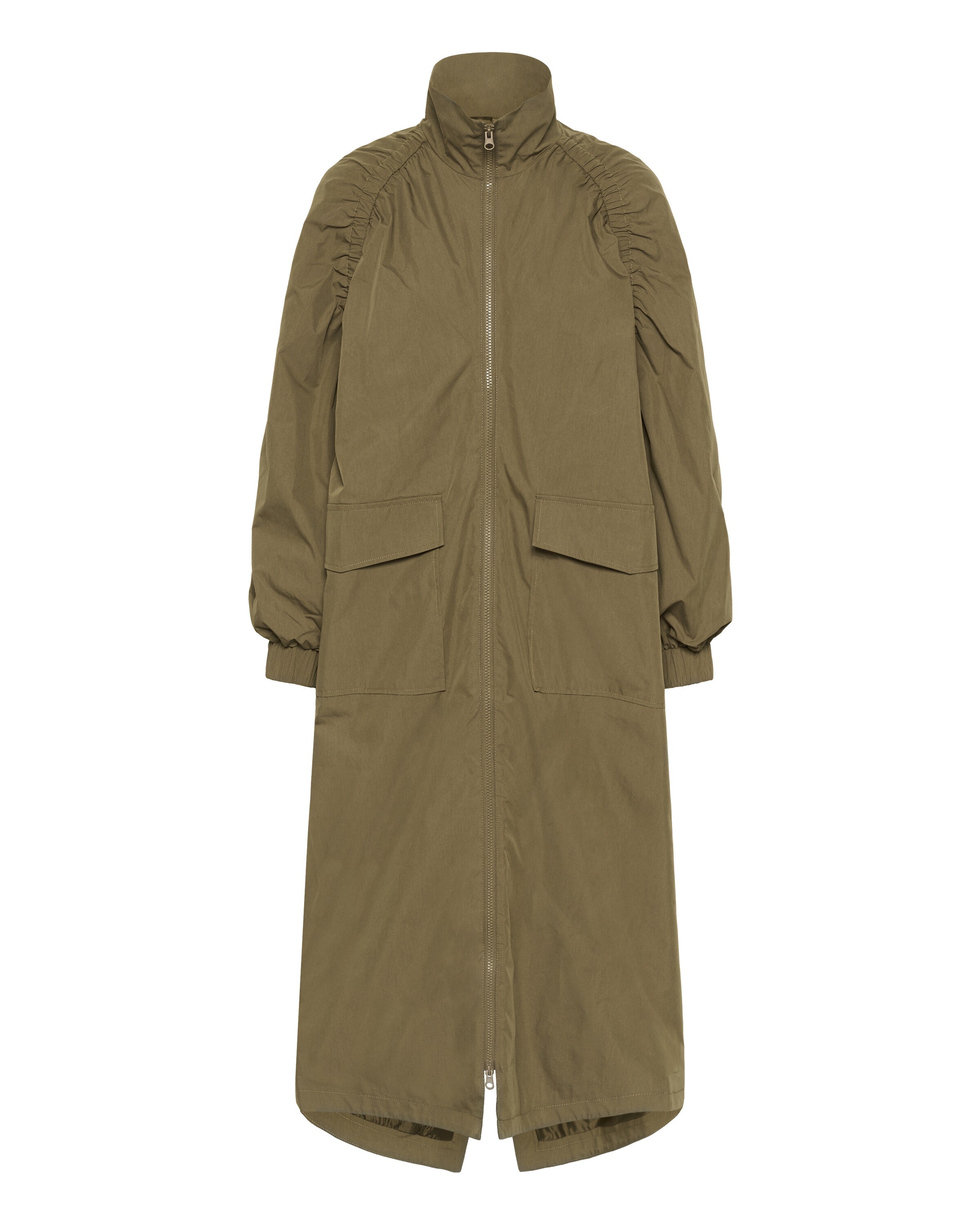 CULTURE Tussenmantel 'CUcornelie' in de kleur Kaki, Productweergave