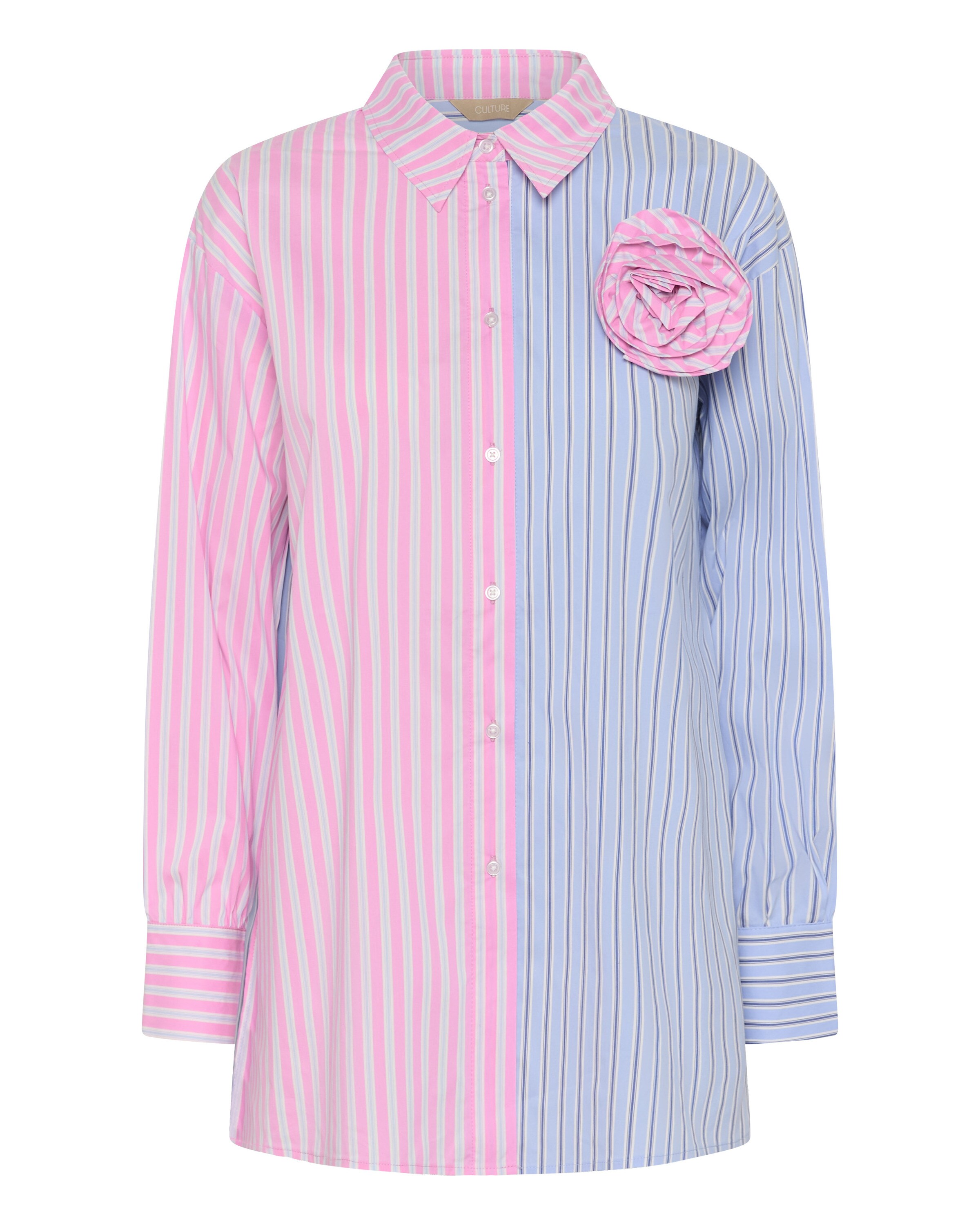 CULTURE Shirts 'CUArt' i blå: forside