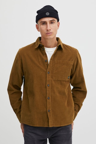 11 Project Regular fit Button Up Shirt 'Devonte' in Brown: front