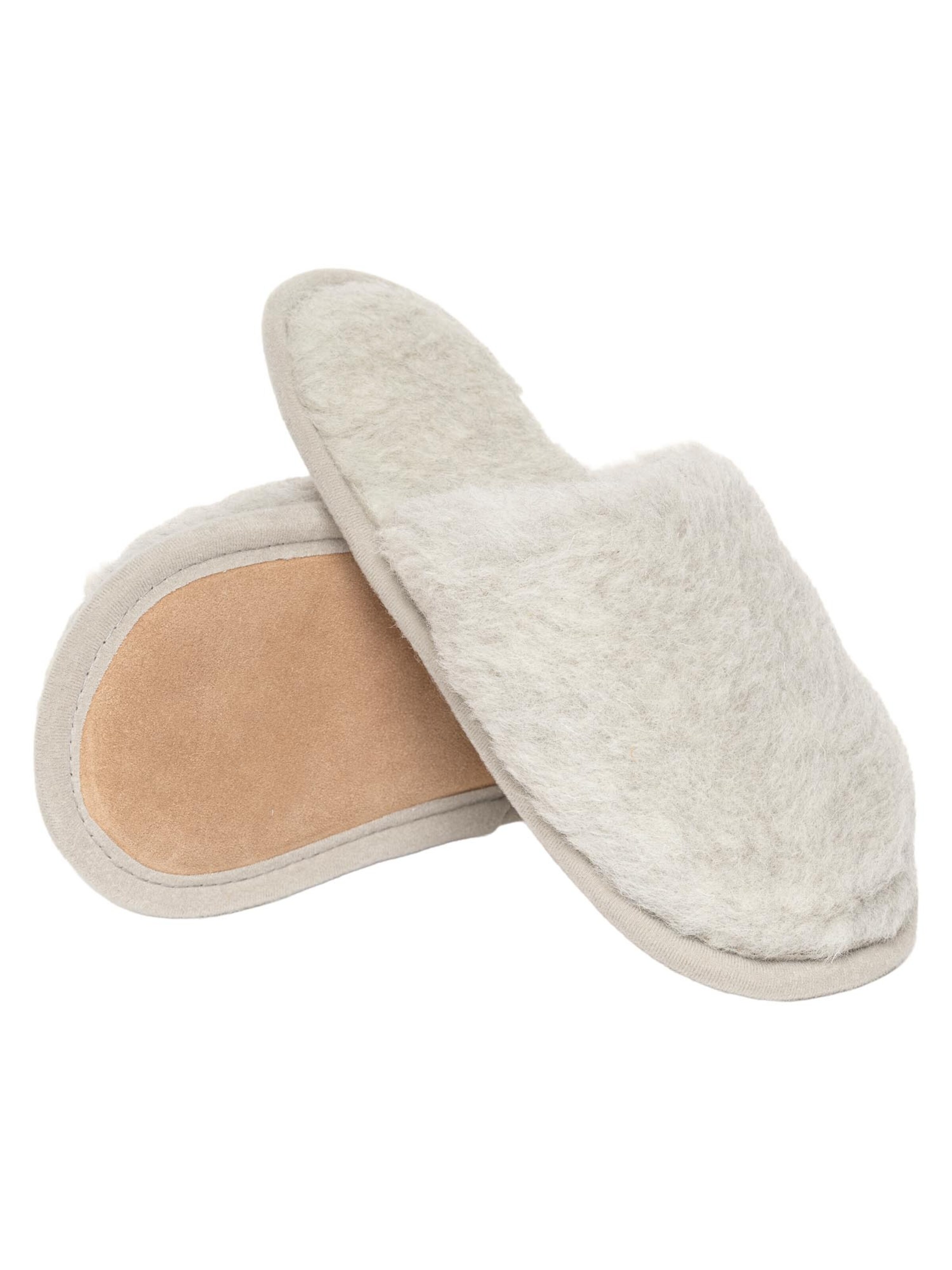 Gottstein Huisschoenen 'Curly Alpaca' in Grijs