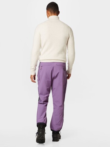 QUIKSILVER Loose fit Outdoor Pants 'SNOW DOWN' in Purple