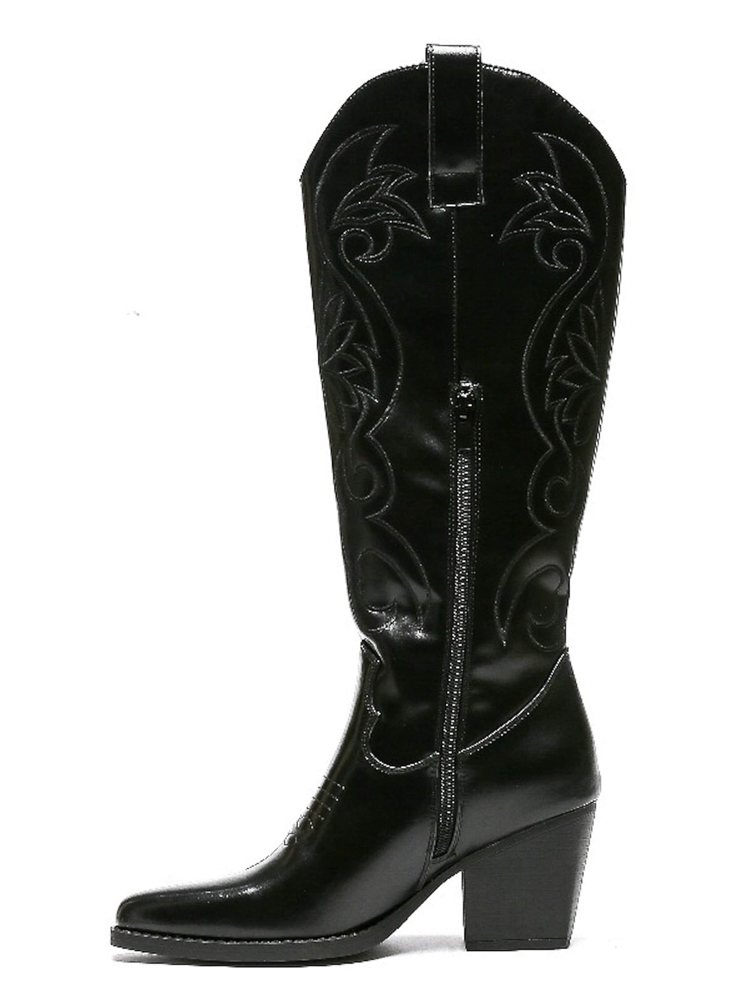 Bottes de cowboy Smile Favorites en noir