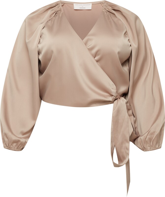 Guido Maria Kretschmer Curvy Collection Bluse 'Giulia' inspired by Cita in Champagner Gold Guido Maria Kretschmer Curvy Collection Bluse 'Giulia' inspired by Cita in Champagner Gold