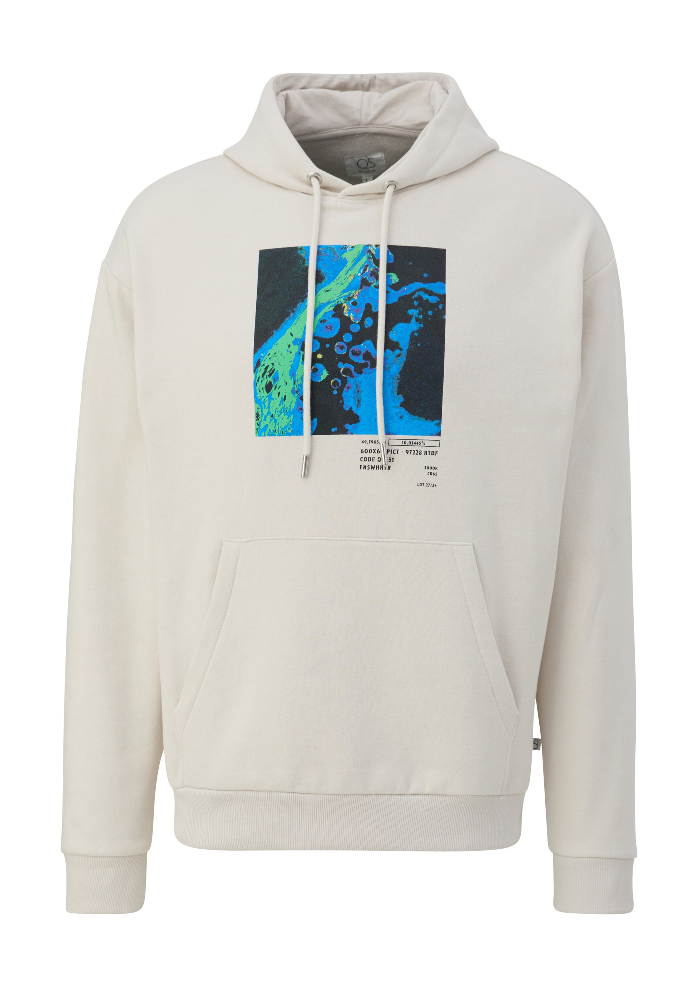 QS Sweatshirt in White: front