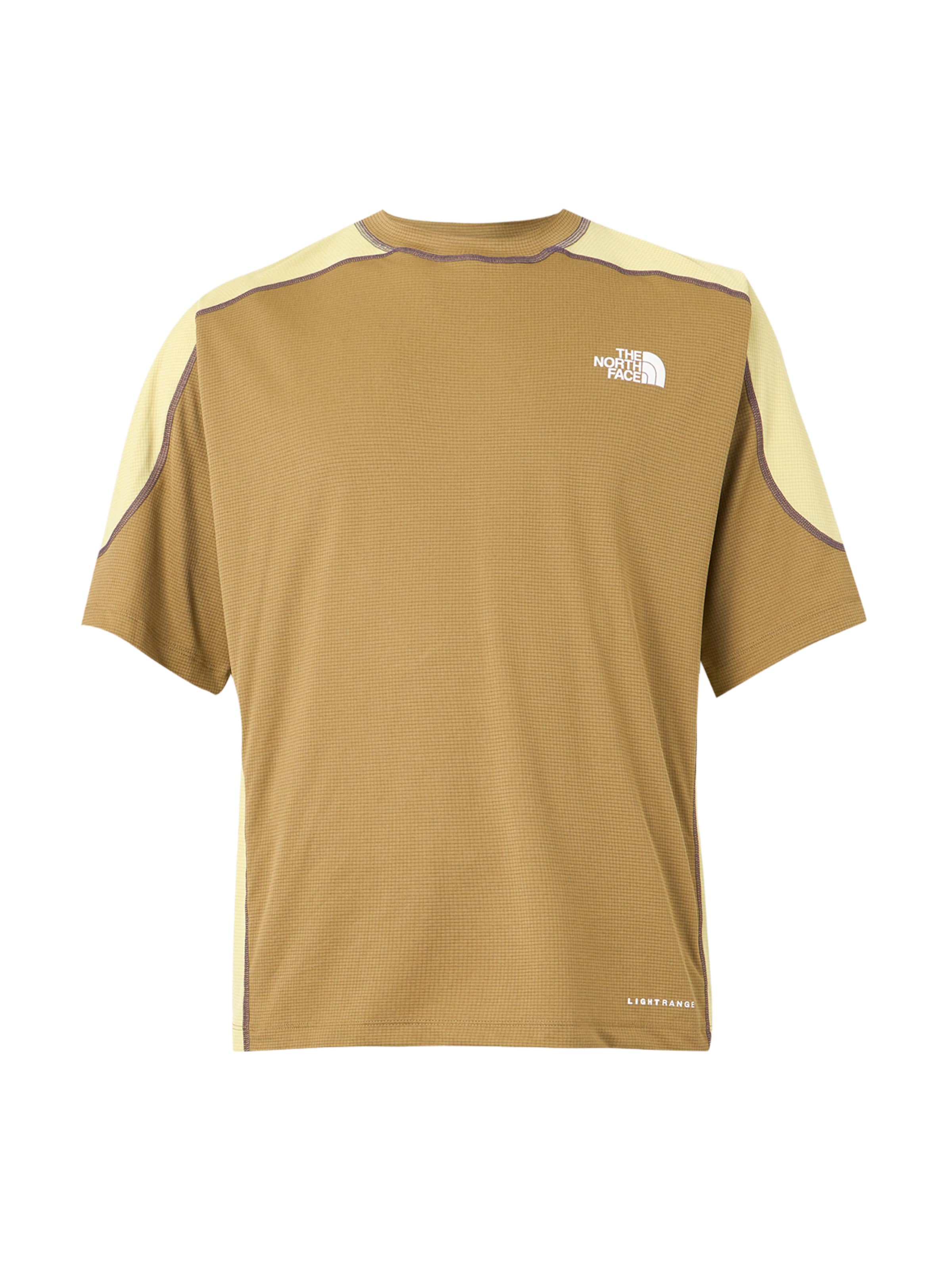 THE NORTH FACE T-Shirt 'NSE LIGHTRANGE' in khaki / oliv / weiß, Produktansicht