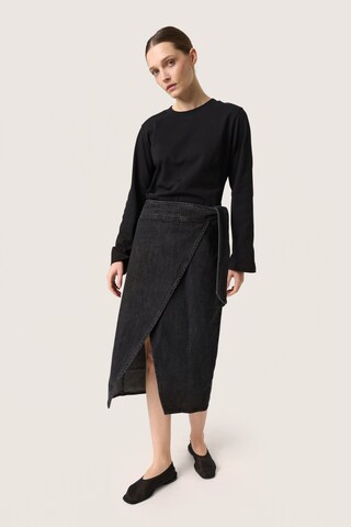 SOAKED IN LUXURY Nederdel 'Alba' i sort