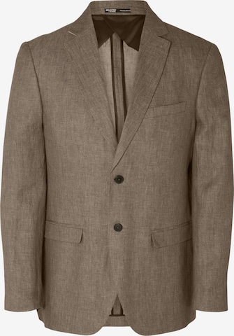 SELECTED HOMME Regular fit Suit Jacket in Brown: front