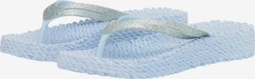 ILSE JACOBSEN T-Bar Sandals 'Cheerful 13' in Blue: front