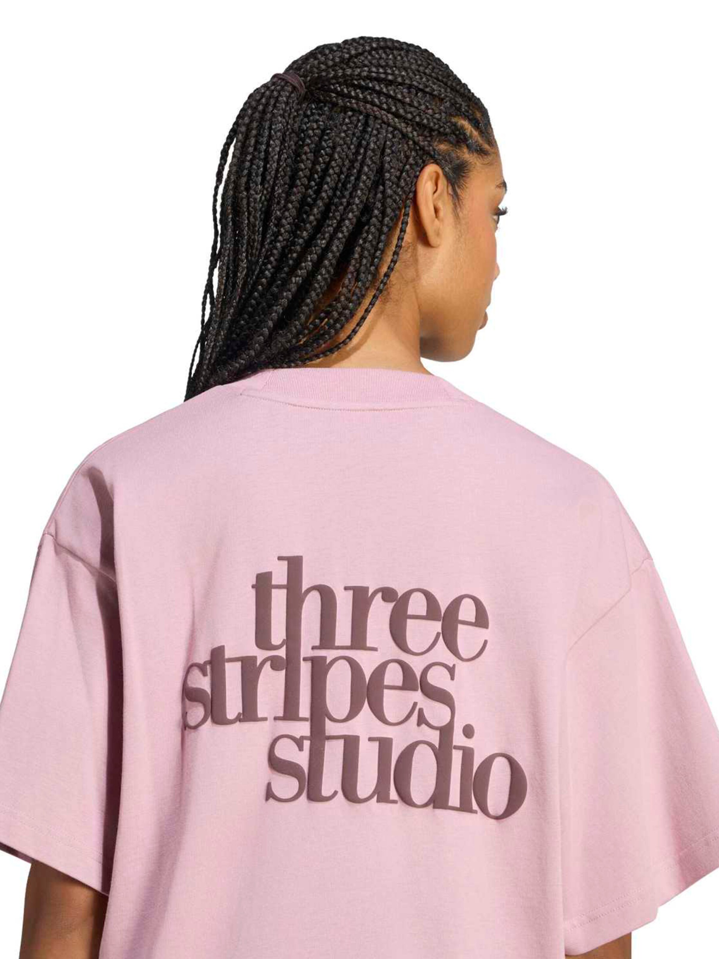 ADIDAS SPORTSWEAR - Camisa funcionais 'Studio' em roxo