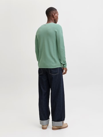 JACK & JONES Regular fit Sweater 'JJEHILL' in Green