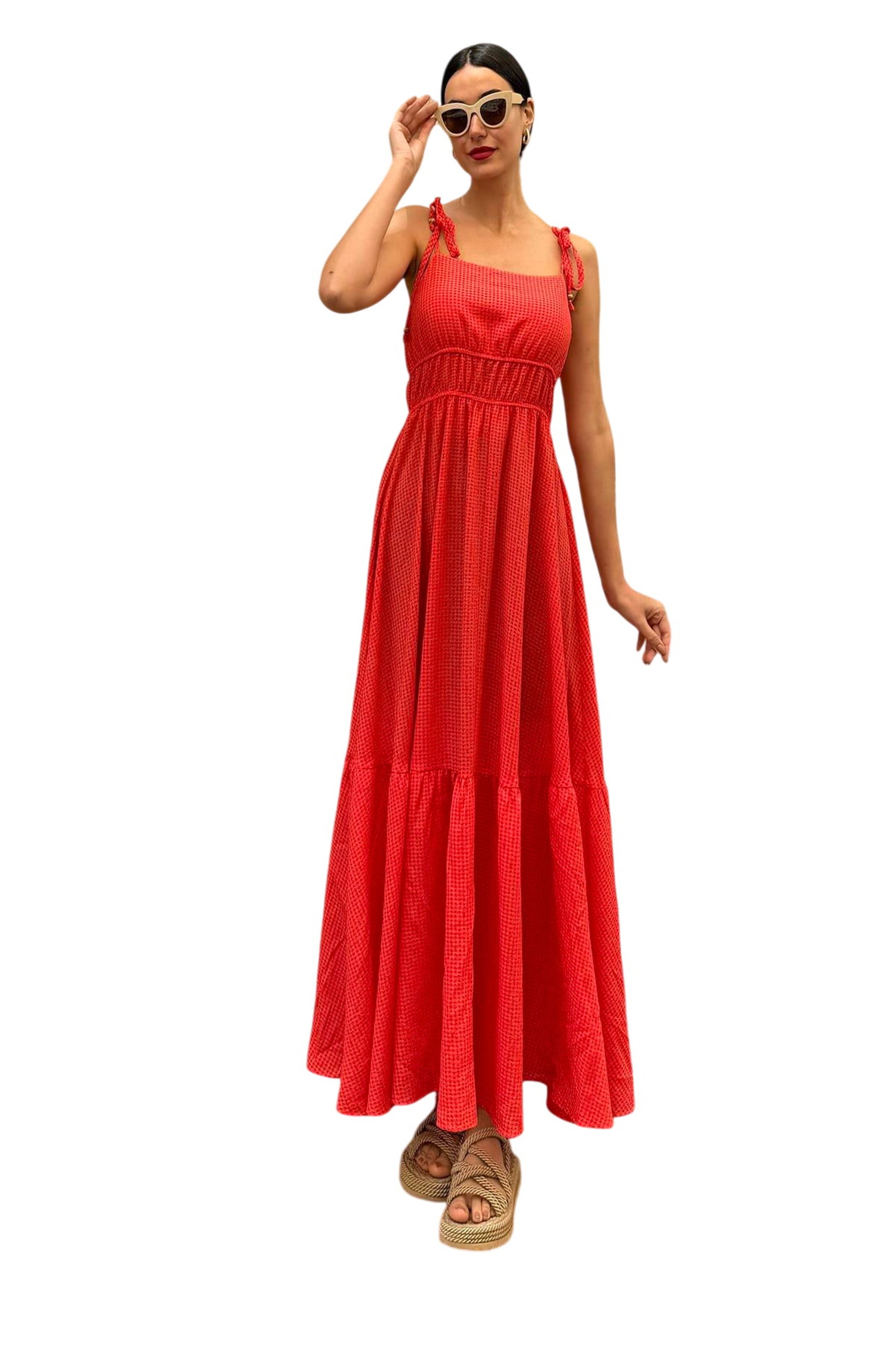 For You Moda Dress in Orange